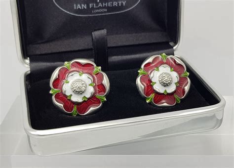 tudor rose cufflinks